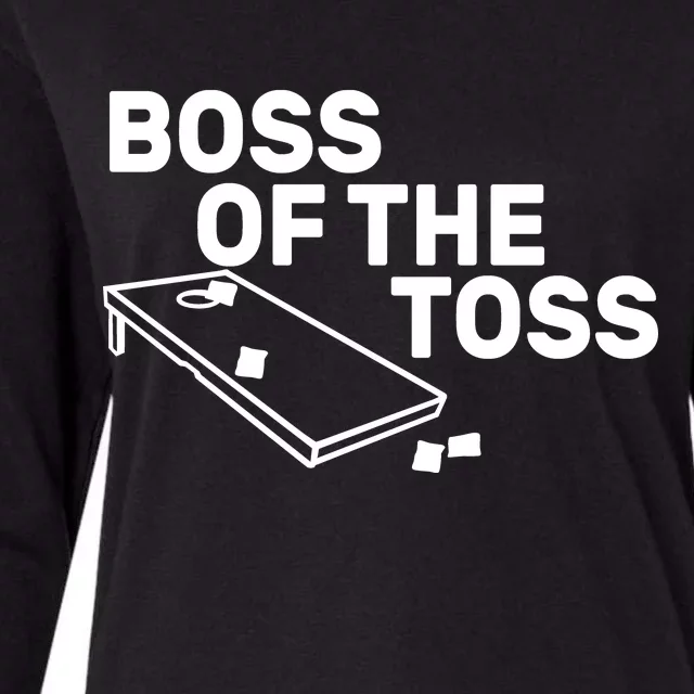 Boss Of The Toss Womens Cotton Relaxed Long Sleeve T-Shirt