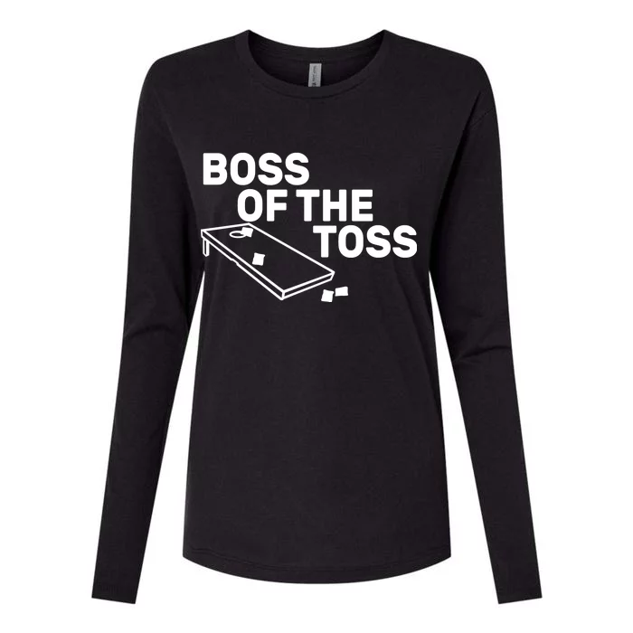 Boss Of The Toss Womens Cotton Relaxed Long Sleeve T-Shirt