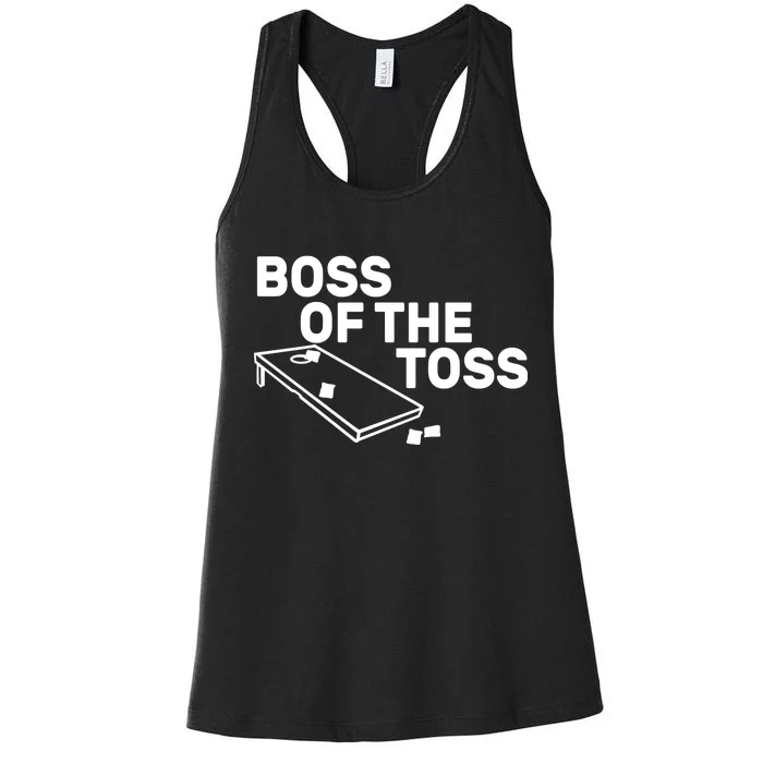 Boss Of The Toss Women's Racerback Tank