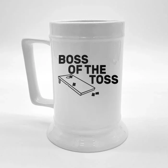 Boss Of The Toss Front & Back Beer Stein