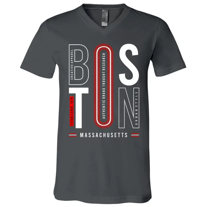 Boston V-Neck T-Shirt