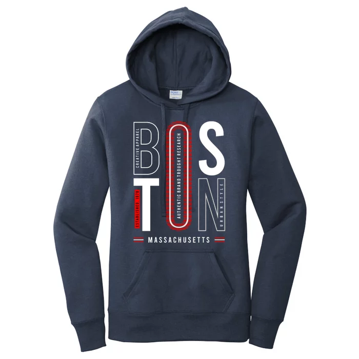 Boston Women's Pullover Hoodie