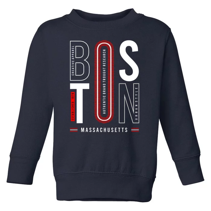 Boston Toddler Sweatshirt