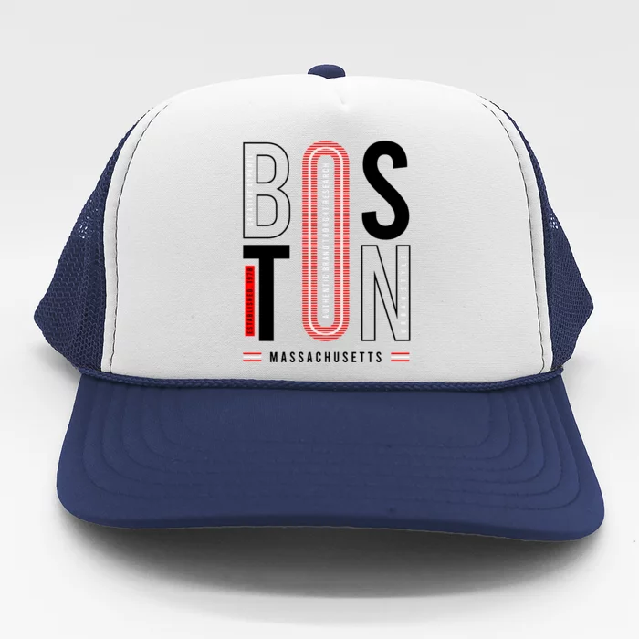 Boston Trucker Hat