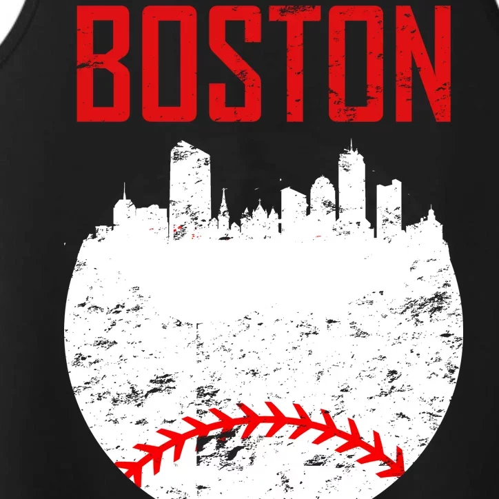 Boston Baseball City Performance Tank