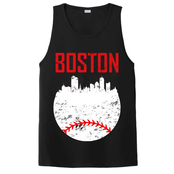 Boston Baseball City Performance Tank