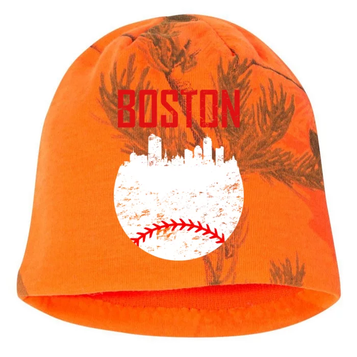 Boston Baseball City Kati - Camo Knit Beanie