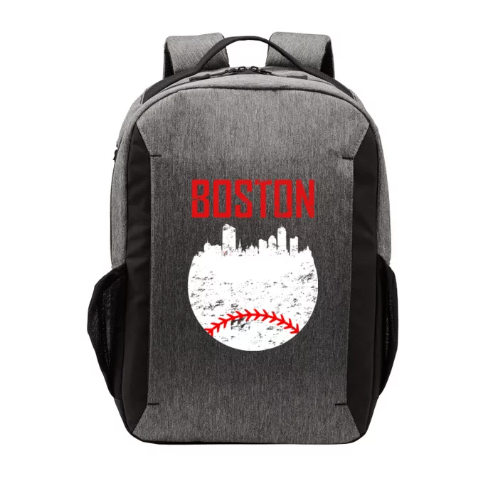 Boston Baseball City Vector Backpack