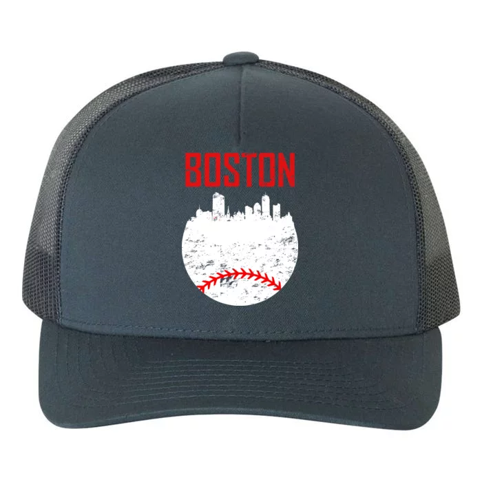 Boston Baseball City Yupoong Adult 5-Panel Trucker Hat