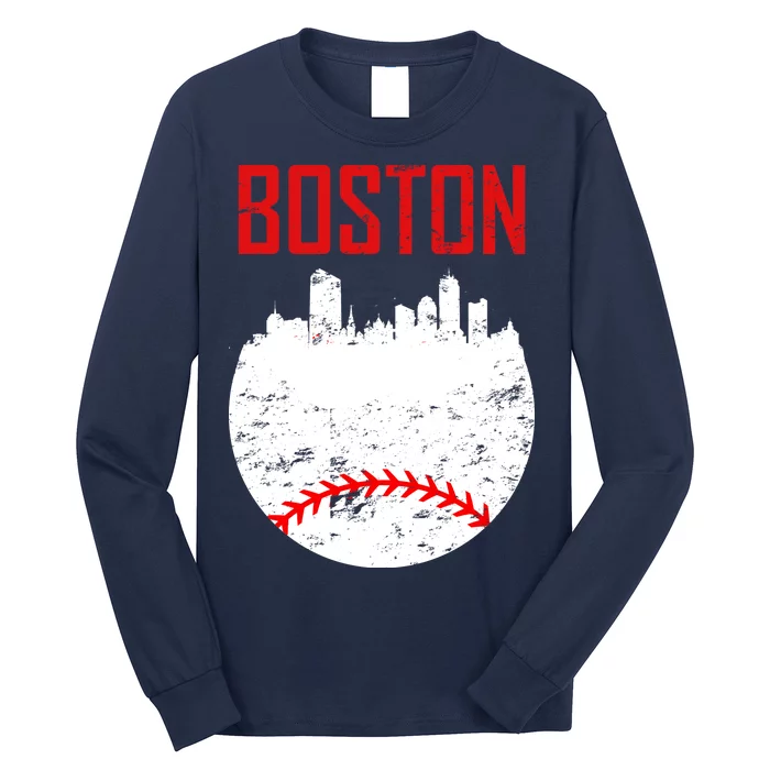 Boston Baseball City Long Sleeve Shirt