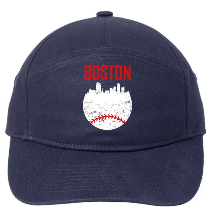 Boston Baseball City 7-Panel Snapback Hat