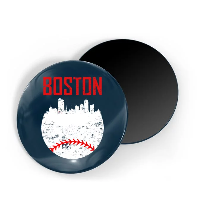 Boston Baseball City Magnet