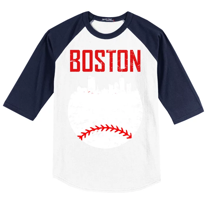 Boston Baseball City Baseball Sleeve Shirt