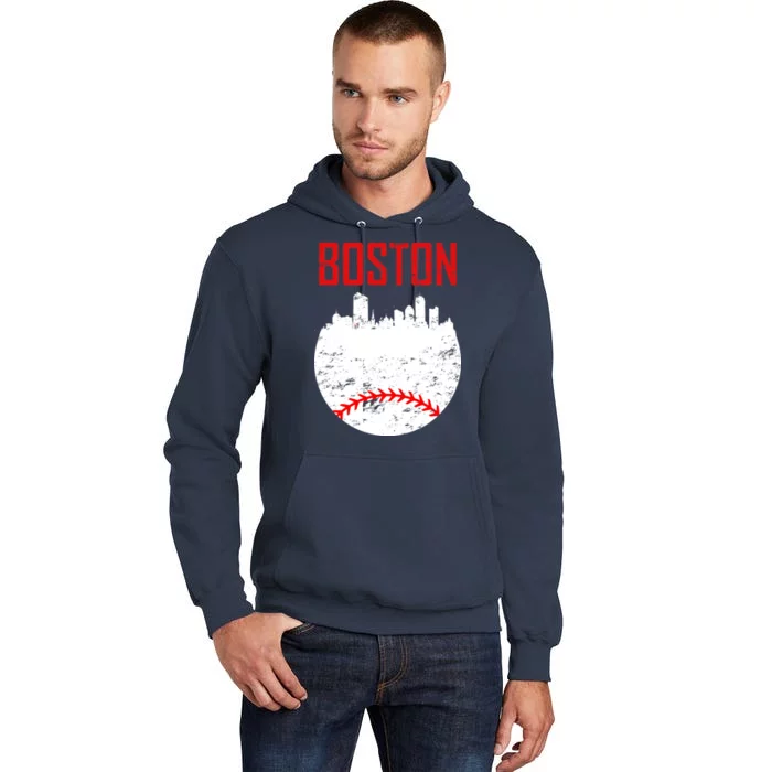 Boston Baseball City Tall Hoodie