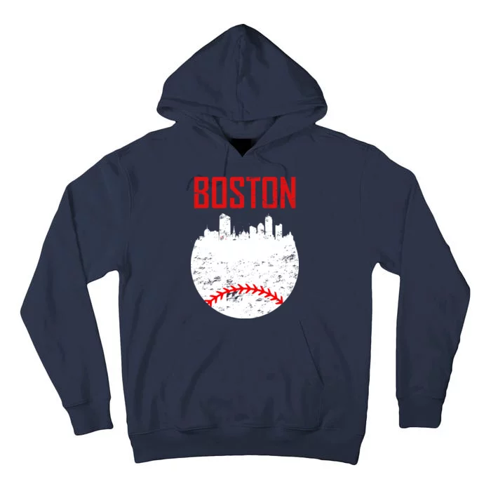 Boston Baseball City Tall Hoodie