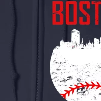 Boston Baseball City Full Zip Hoodie