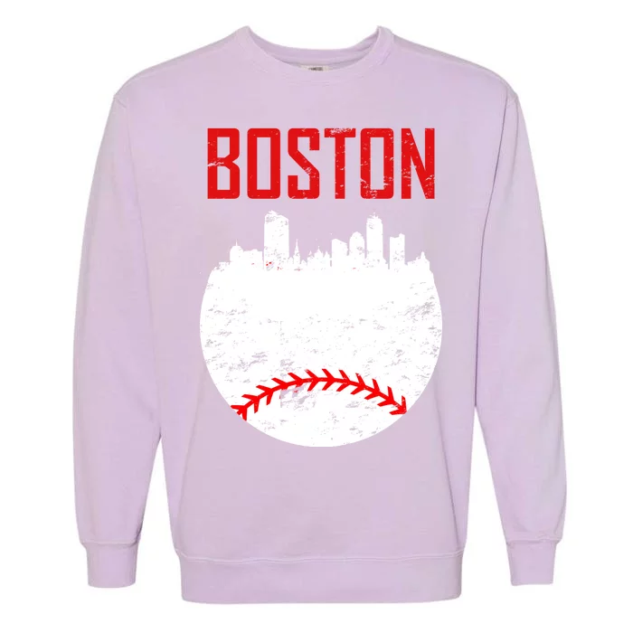 Boston Baseball City Garment-Dyed Sweatshirt