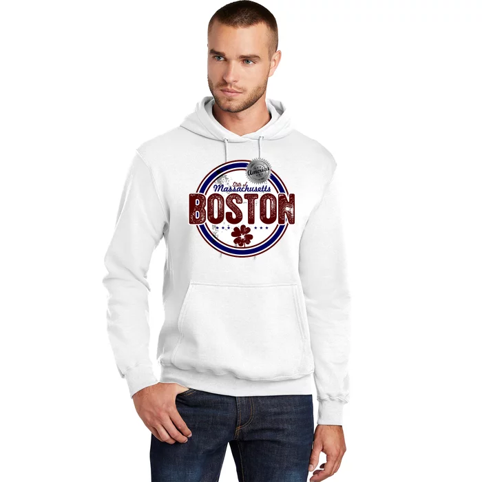 Boston Land of the Free Logo Hoodie