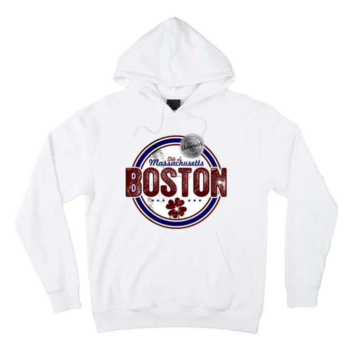 Boston Land of the Free Logo Hoodie