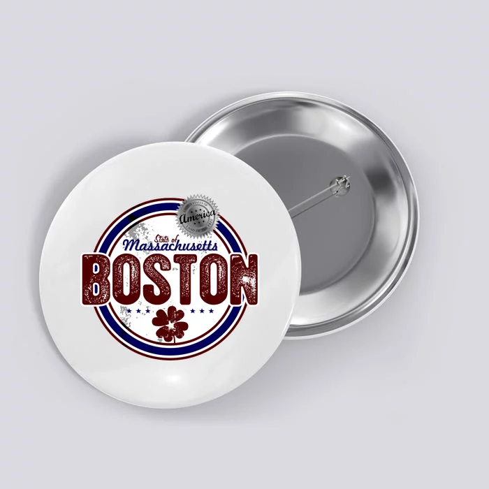 Boston Land of the Free Logo Button