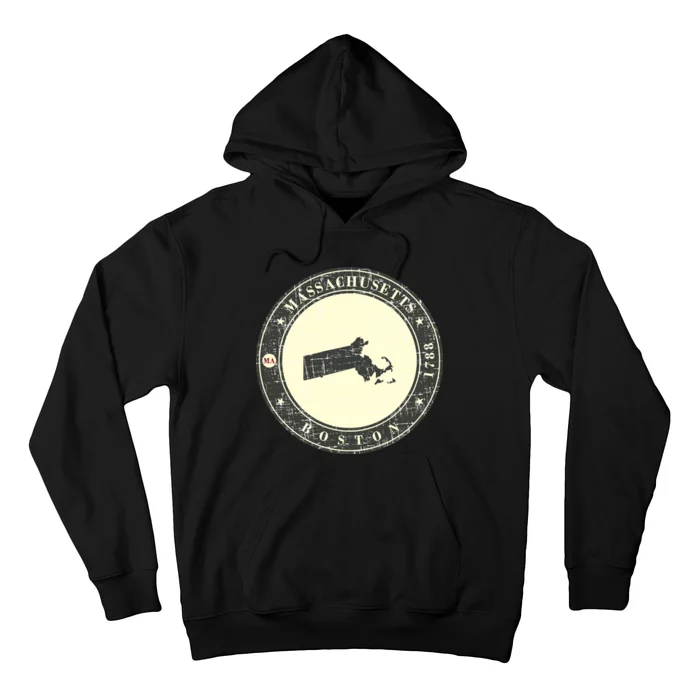 Boston Massachusetts Retro Hoodie