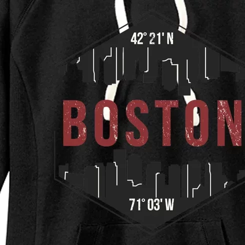 Boston Skyline Women's Fleece Hoodie