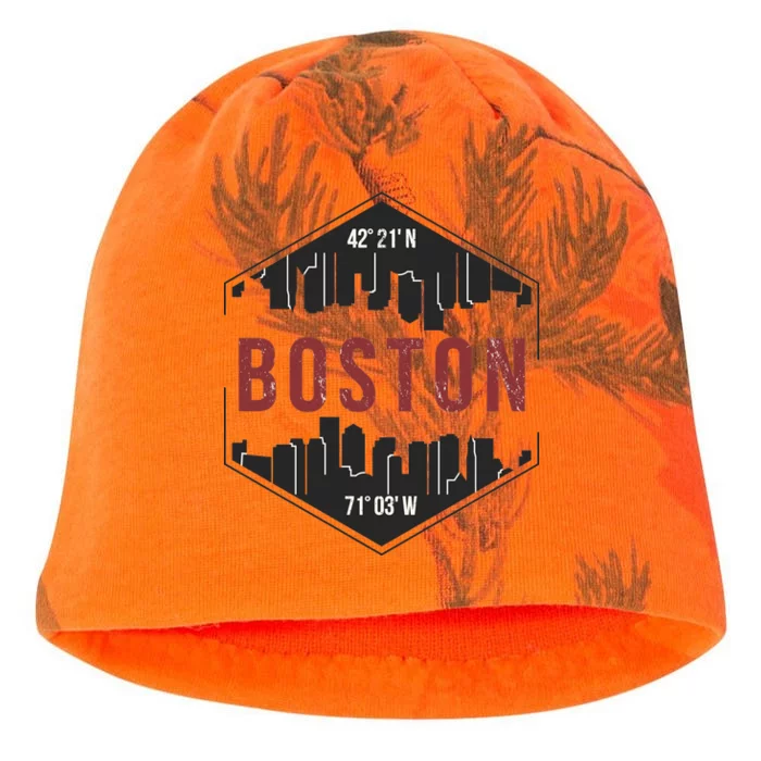 Boston Skyline Kati - Camo Knit Beanie