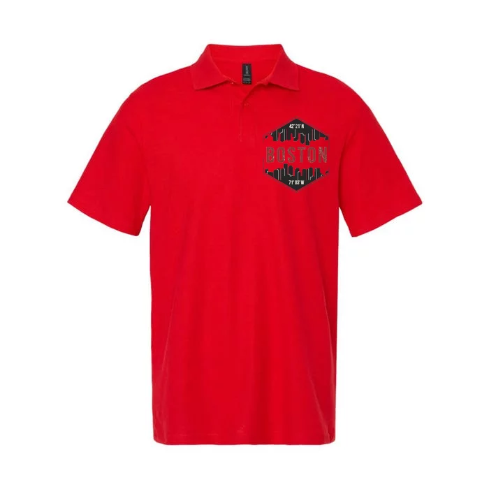 Boston Skyline Softstyle Adult Sport Polo