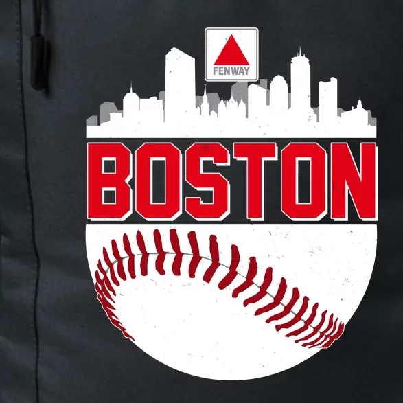 Boston Skyline Fenway Baseball Sports Logo Daily Commute Backpack