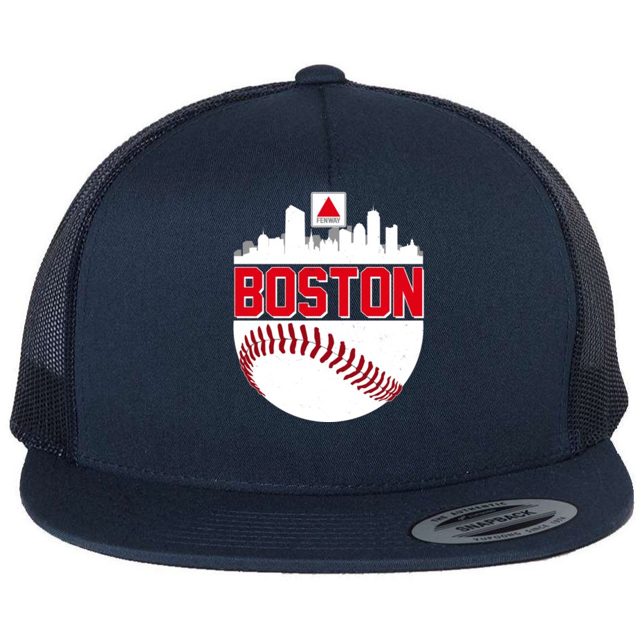 Teeshirtpalace Boston Skyline Fenway Baseball Sports Logo Kids T-Shirt