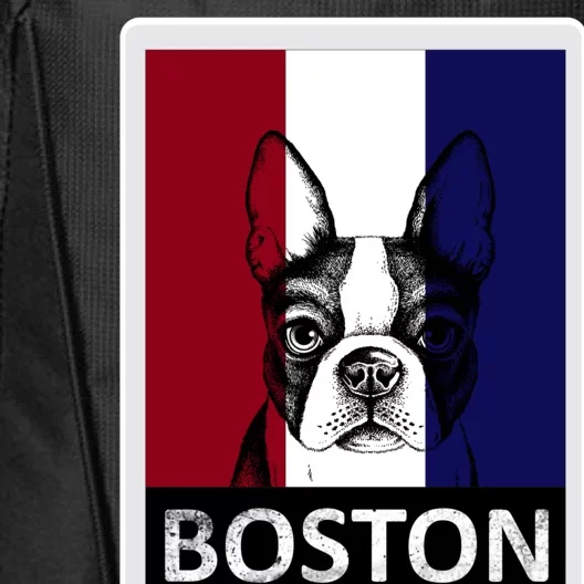 Boston Terrier Portrait City Backpack