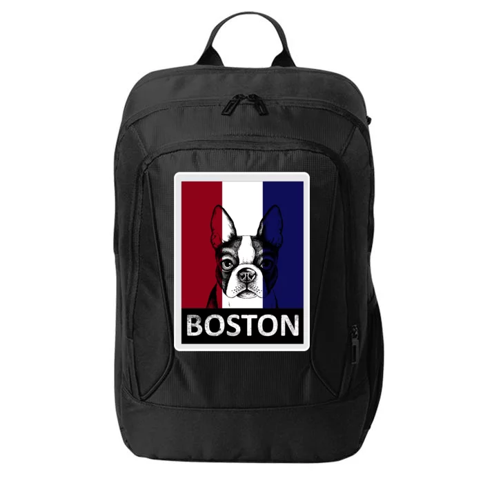 Boston Terrier Portrait City Backpack