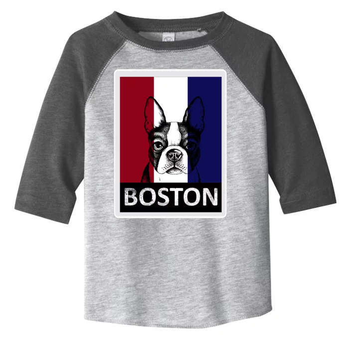 Boston Terrier Portrait Toddler Fine Jersey T-Shirt