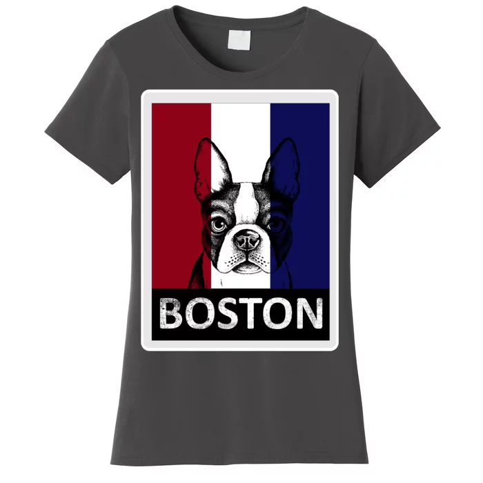 Boston Terrier Portrait Women's T-Shirt