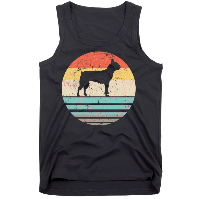 Boston Terrier Retro Sun Tank Top