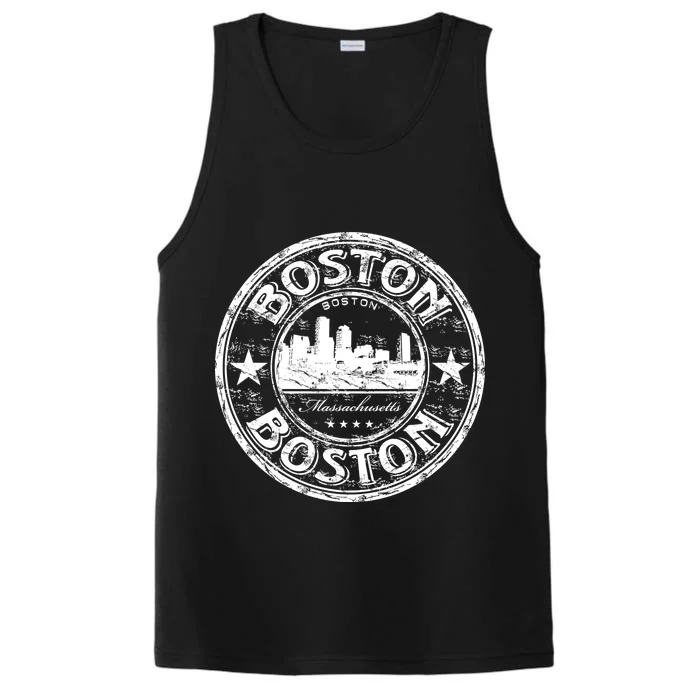 Boston Vintage Logo Performance Tank