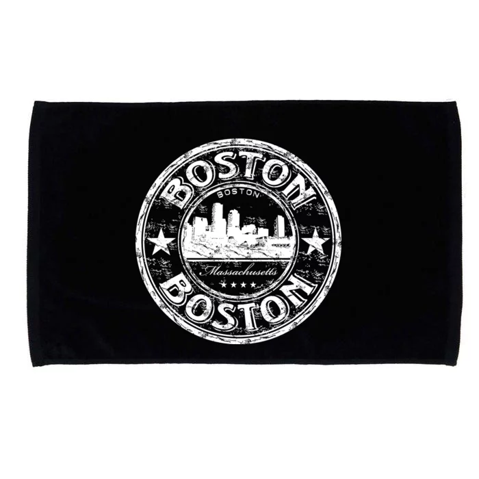 Boston Vintage Logo Microfiber Hand Towel