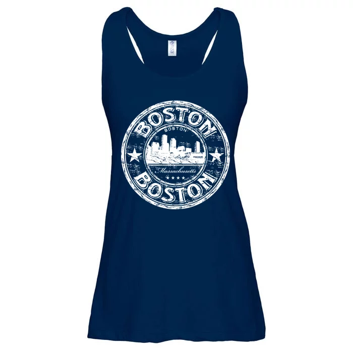 Boston Vintage Logo Ladies Essential Flowy Tank