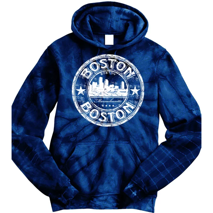 Boston Vintage Logo Tie Dye Hoodie