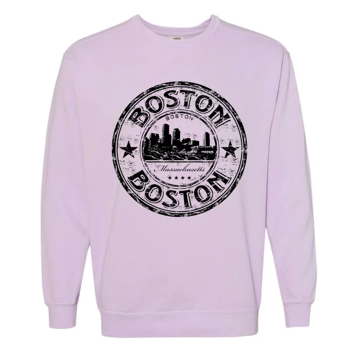 Boston Vintage Logo Garment-Dyed Sweatshirt