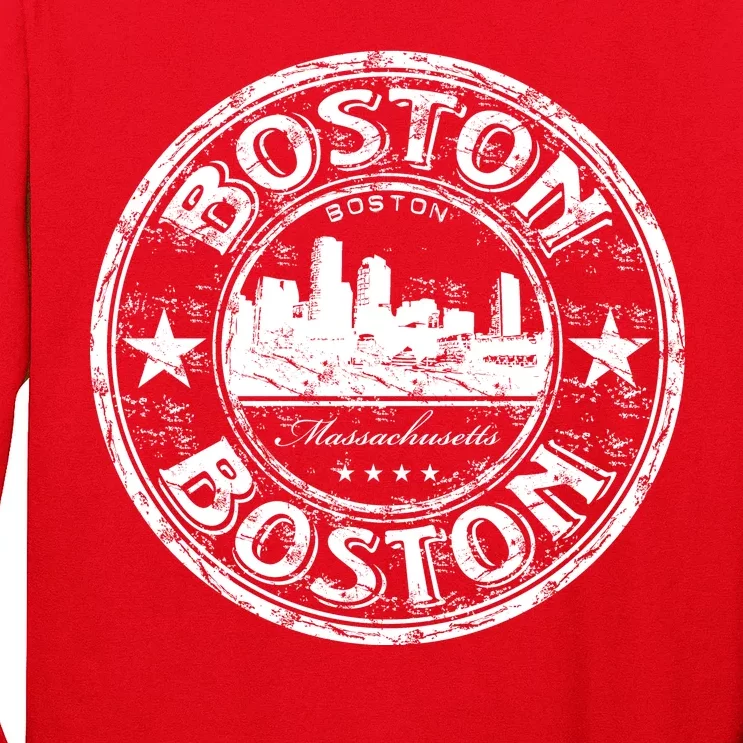 Boston Vintage Logo Long Sleeve Shirt