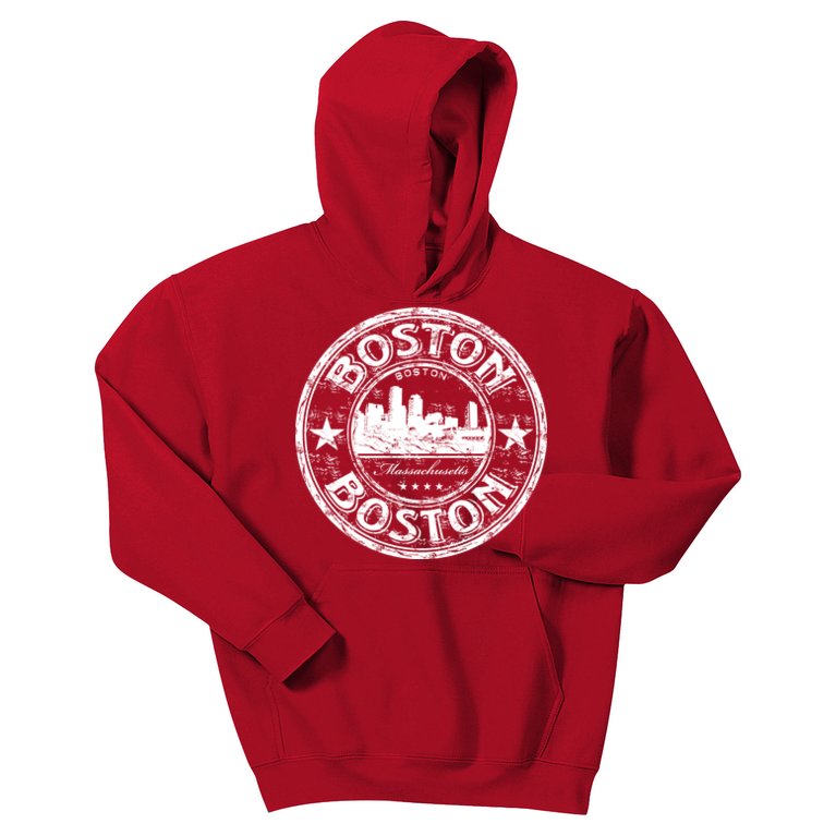 Boston Vintage Logo Kids Hoodie