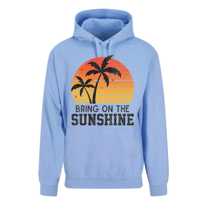 Bring On The Sunshine Summertime Summer Season Summer Vibes Gift Unisex Surf Hoodie