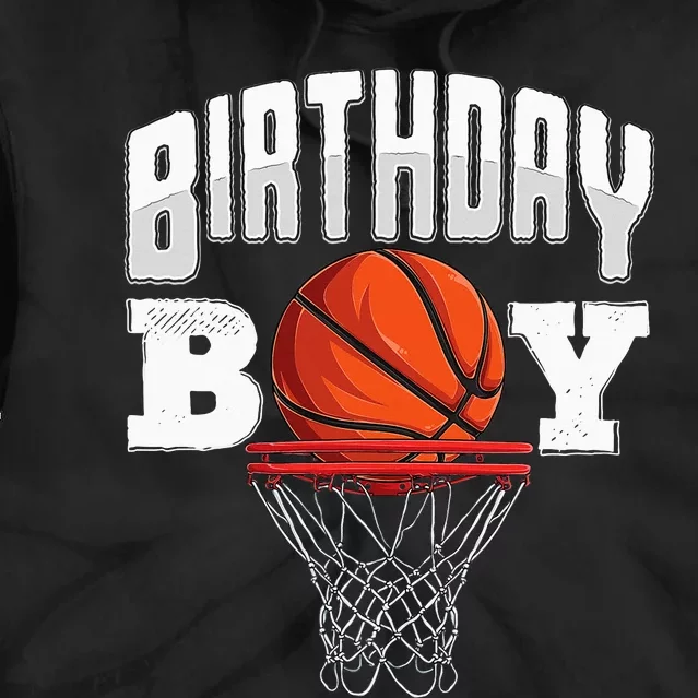 Brother Of The Birthday  Basketball Funny Tie Dye Hoodie