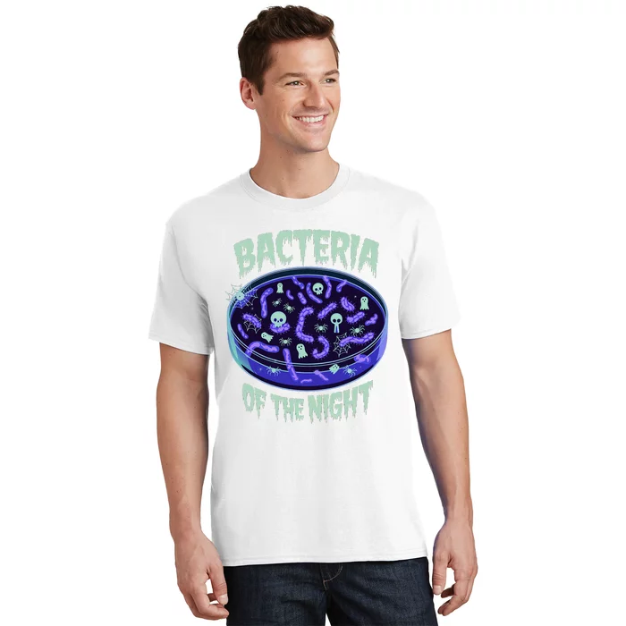 Bacteria Of The Night Halloween Edition Biology Halloween T-Shirt