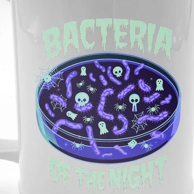 Bacteria Of The Night Halloween Edition Biology Halloween Front & Back Beer Stein