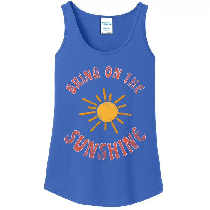 Bring On The Sunshine Vacay Mode Beach Vacation Cute Gift Ladies Essential Tank