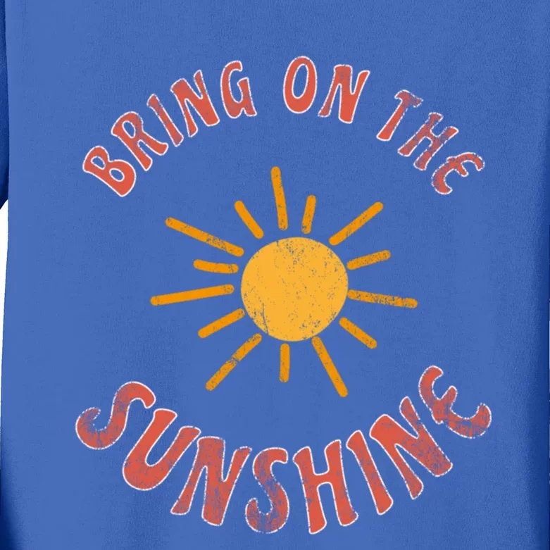 Bring On The Sunshine Vacay Mode Beach Vacation Cute Gift Kids Long Sleeve Shirt