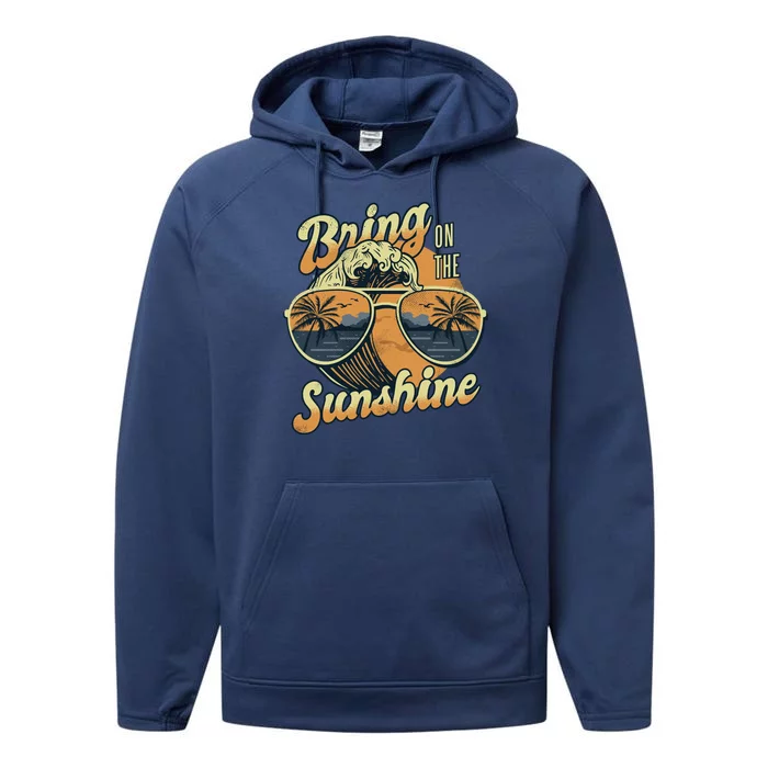 Bring On The Sunshine Beach Performance Fleece Hoodie