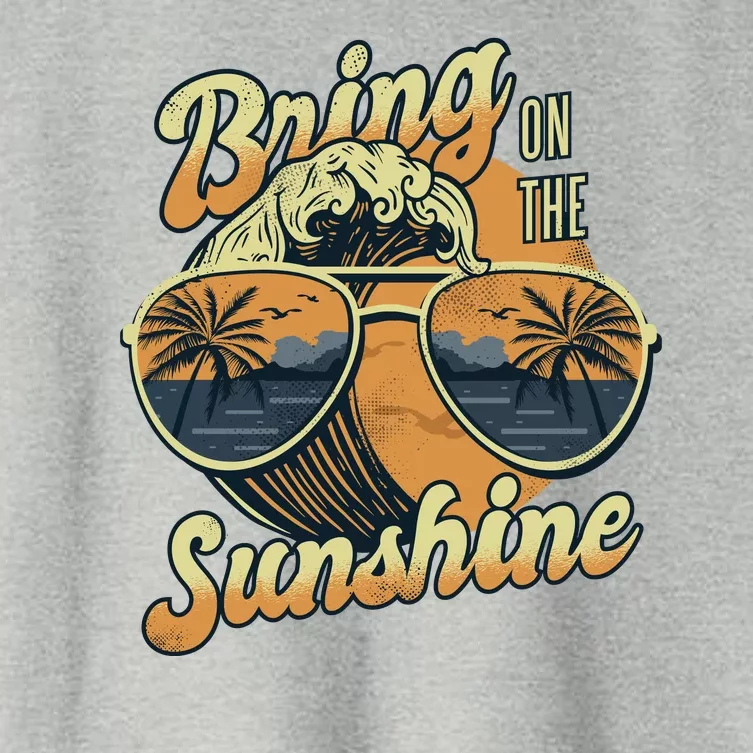 Bring On The Sunshine Beach Women's Crop Top Tee